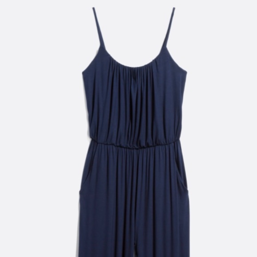 Kaileigh- Adalia Knit Jumpsuit, Navy